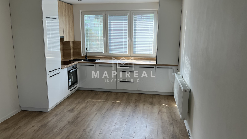 **REZERVOVANÉ** 3-izb. byt, Čapajevova ul., Košice - Západ, NOVOREKONŠTRUOVANÝ